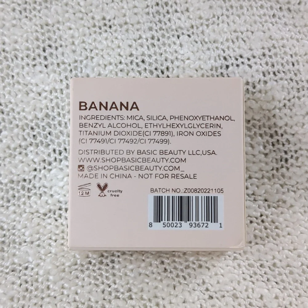 Basic Beauty Setting Powder in Banana, 4g/0.14oz